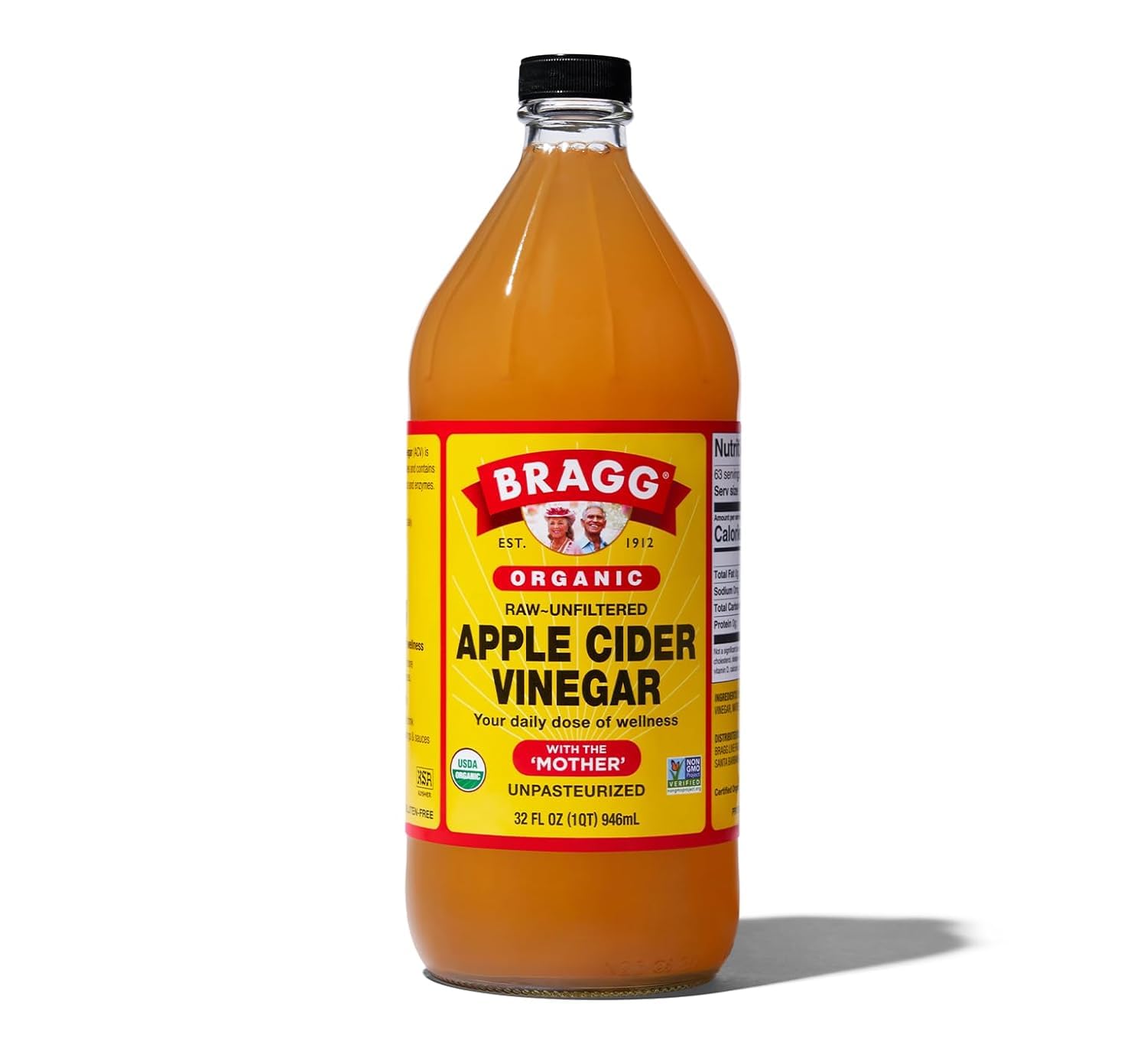 Bragg Apple Cider Vinegar - unfiltered with the mother