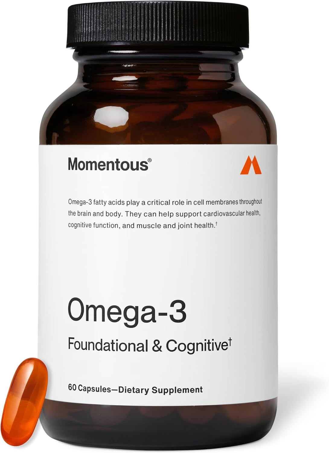 Omega-3 Fish Oil Supplement Bottle 2