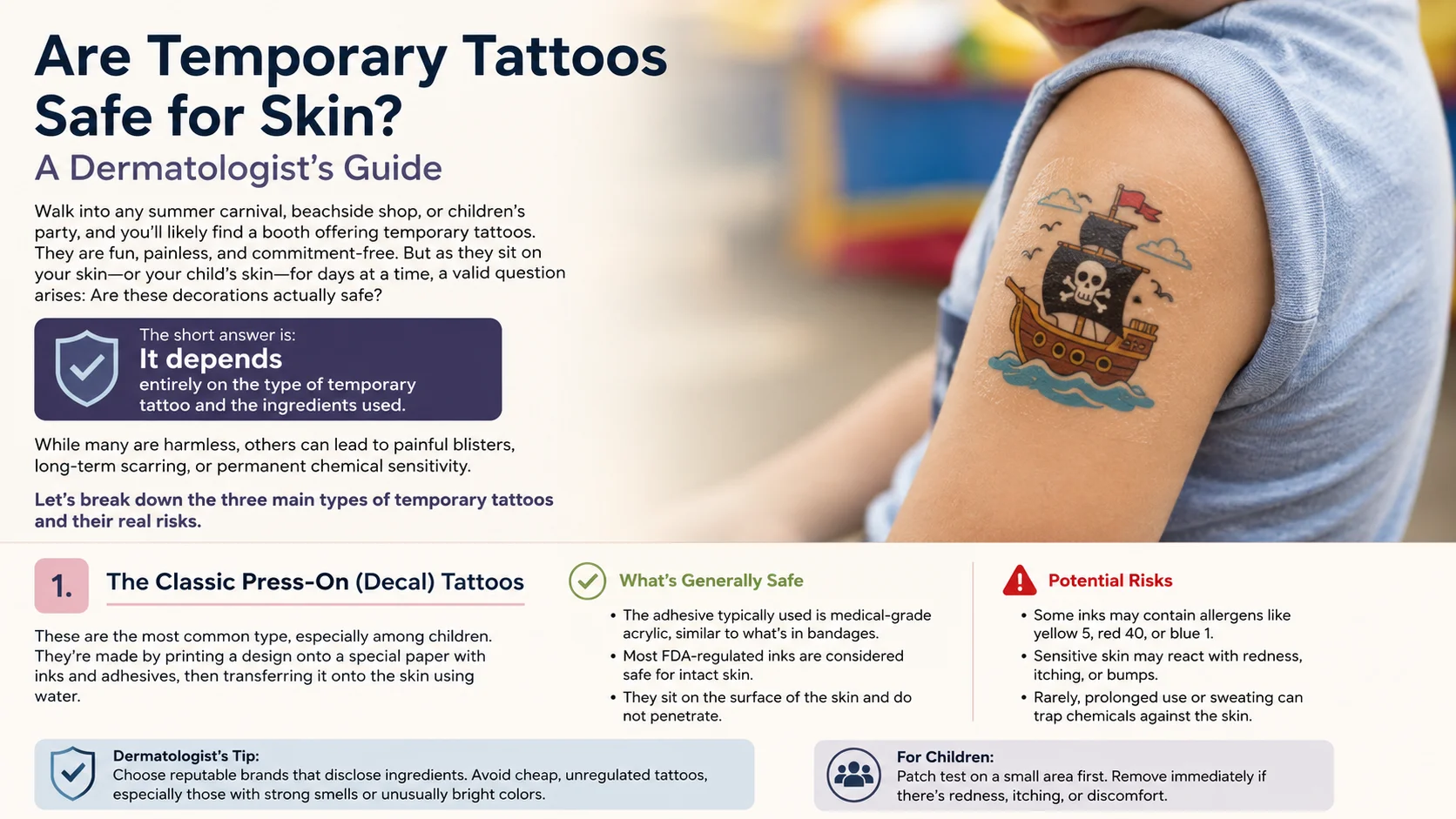 temporary tattoos