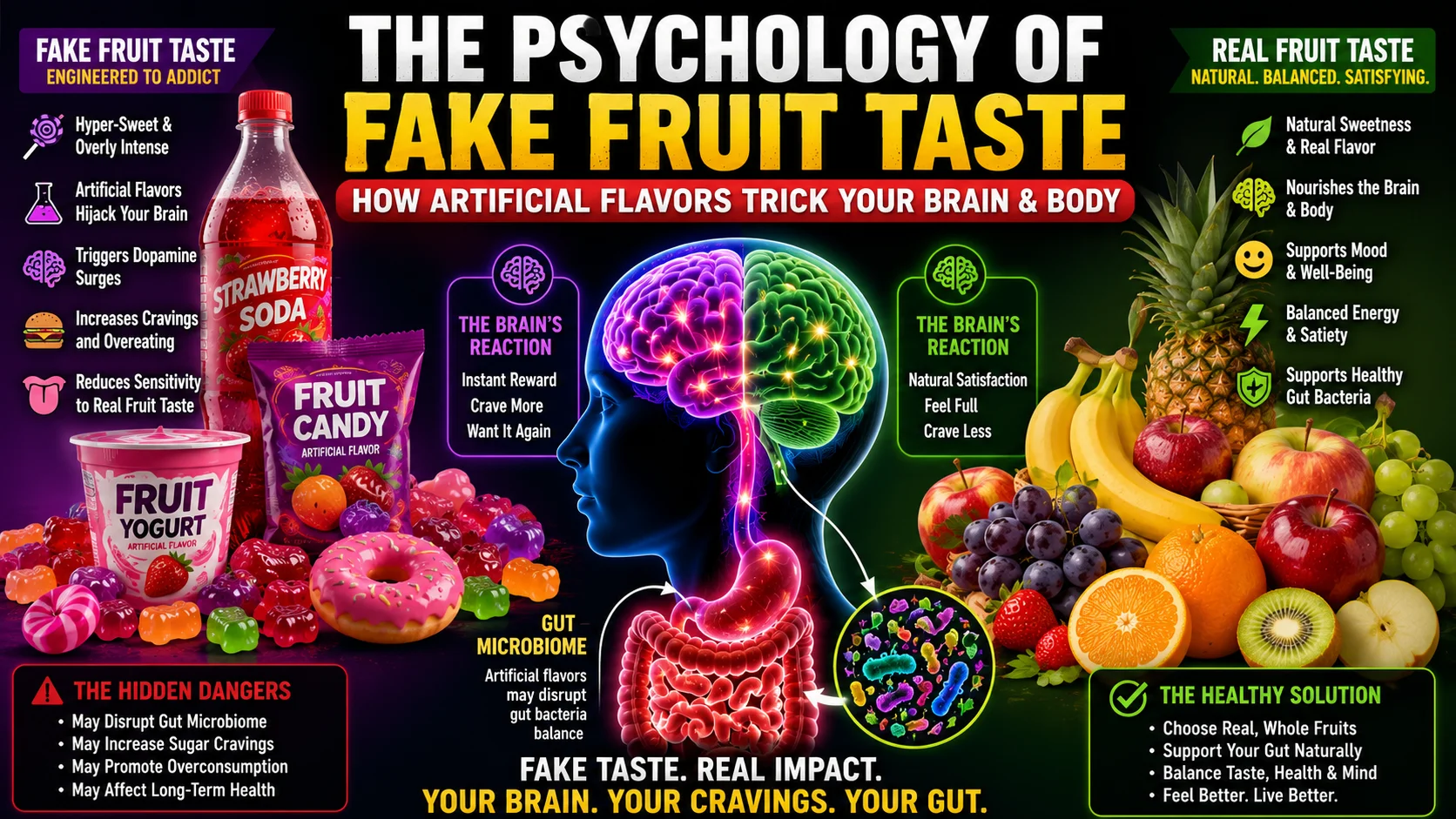 false fruit taste