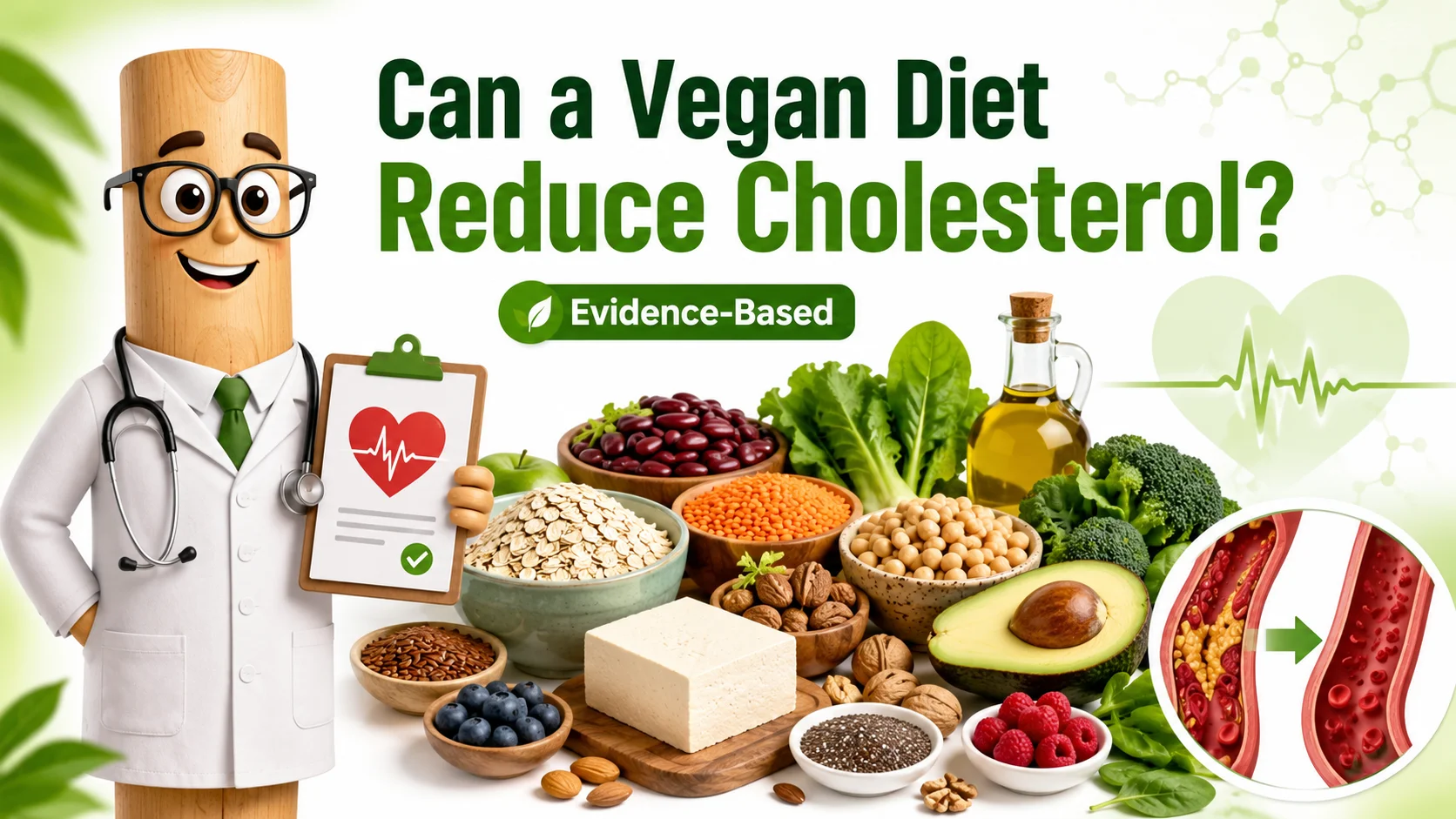 Vegan diet and cholesterol